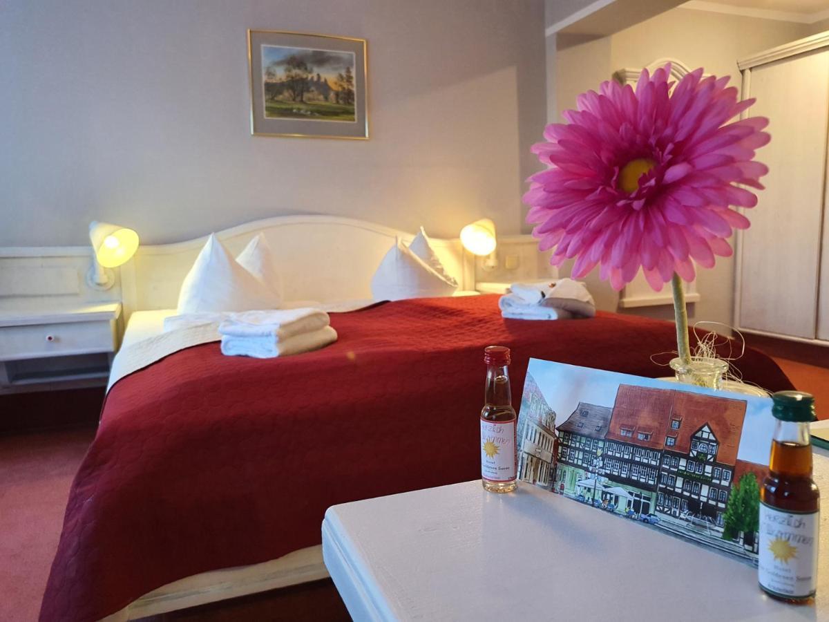 Hotel Zur Goldenen Sonne Quedlinburg Dış mekan fotoğraf