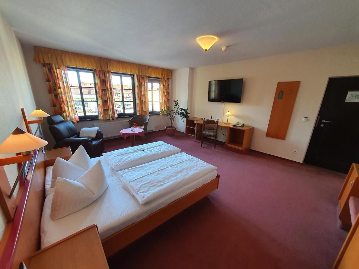 Hotel Zur Goldenen Sonne Quedlinburg Dış mekan fotoğraf
